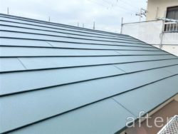 屋根軽量化と合板施工で、耐震性能ＵＰ